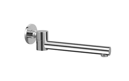 NERO DOLCE WALL MOUNTED SWIVEL BATH SPOUT ONLY CHROME - Ideal Bathroom CentreNR202CH
