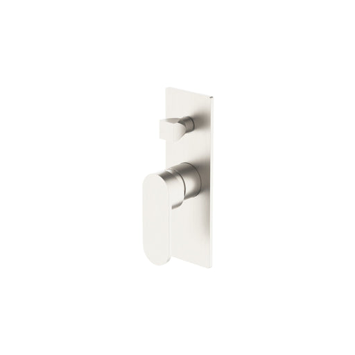 NERO ECCO SHOWER MIXER WITH DIVERTOR BRUSHED NICKEL - Ideal Bathroom CentreNR301311ABN