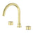 NERO KARA BATH SET BRUSHED GOLD - Ideal Bathroom CentreNR211703BG