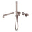 NERO KARA PROGRESSIVE SHOWER SYSTEM SEPARATE PLATE WITH SPOUT 250MM TRIM KITS ONLY BRUSHED BRONZE - Ideal Bathroom CentreNR271903b250tBZ