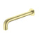 NERO KARA WALL BASIN SET SPOUT ONLY 180MM BRUSHED GOLD - Ideal Bathroom CentreNR211707a180sBG