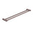 NERO MECCA CARE 25MM DOUBLE TOWEL GRAB RAIL 900MM BRUSHED BRONZE - Ideal Bathroom CentreNRCR2530DBZ
