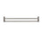 NERO MECCA CARE 25MM DOUBLE TOWEL GRAB RAIL 900MM BRUSHED NICKEL - Ideal Bathroom CentreNRCR2530DBN