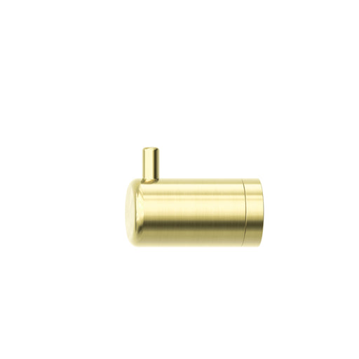 NERO MECCA CARE 25MM WALL HOOK BRUSHED GOLD - Ideal Bathroom CentreNRCR2582BG