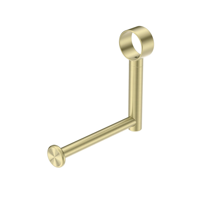 NERO MECCA CARE ADD ON TOILET ROLL HOLDER BRUSHED GOLD - Ideal Bathroom CentreNRCR3286TBG