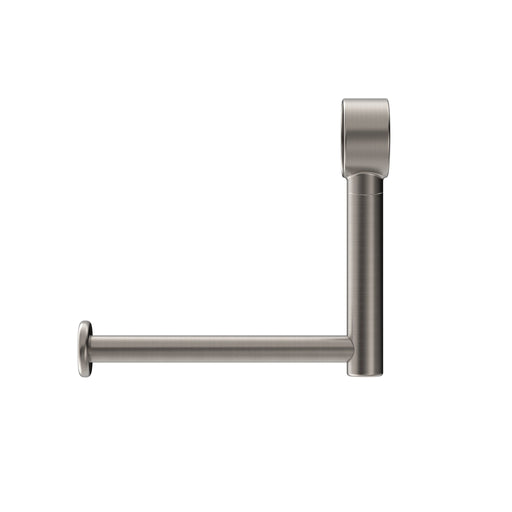 NERO MECCA CARE ADD ON TOILET ROLL HOLDER BRUSHED NICKEL - Ideal Bathroom CentreNRCR3286TBN