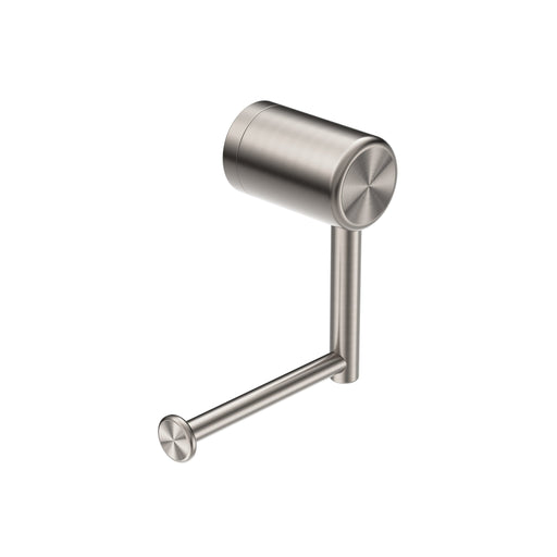 NERO MECCA CARE HEAVY DUTY TOILET ROLL HOLDER BRUSHED NICKEL - Ideal Bathroom CentreNRCR3286BN