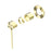 NERO MECCA CARE SHOWER MIXER TRIM KITS ONLY BRUSHED GOLD - Ideal Bathroom CentreNR221911XTBG