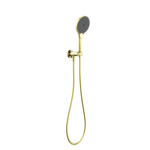 NERO MECCA SHOWER BRACKET WITH AIR SHOWER II BRUSHED GOLD - Ideal Bathroom CentreNR221905FBG