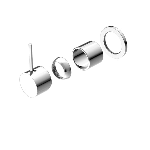NERO MECCA SHOWER MIXER 60MM HANDLE UP PLATE TRIM KITS ONLY CHROME - Ideal Bathroom CentreNR221911JTCH