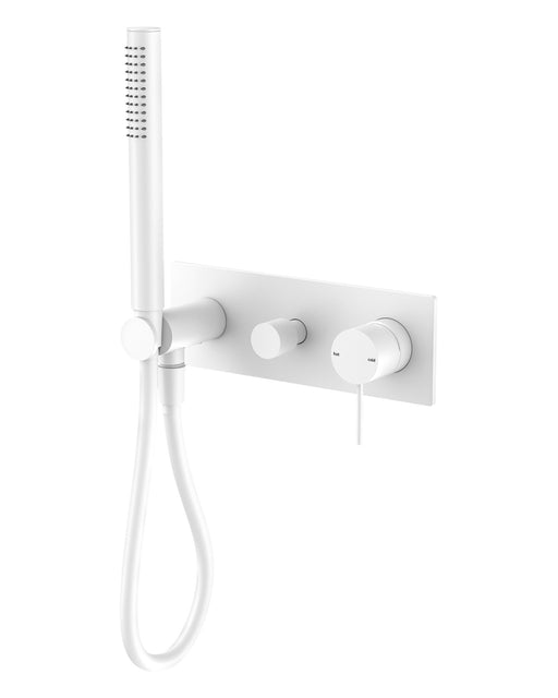 NERO MECCA SHOWER MIXER DIVERTOR SYSTEM MATTE WHITE - Ideal Bathroom CentreNR221912EMW
