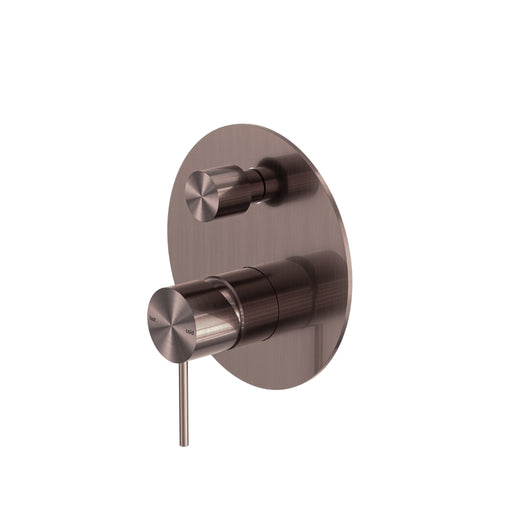 NERO MECCA SHOWER MIXER WITH DIVERTOR BRUSHED BRONZE - Ideal Bathroom CentreNR221911ABZ