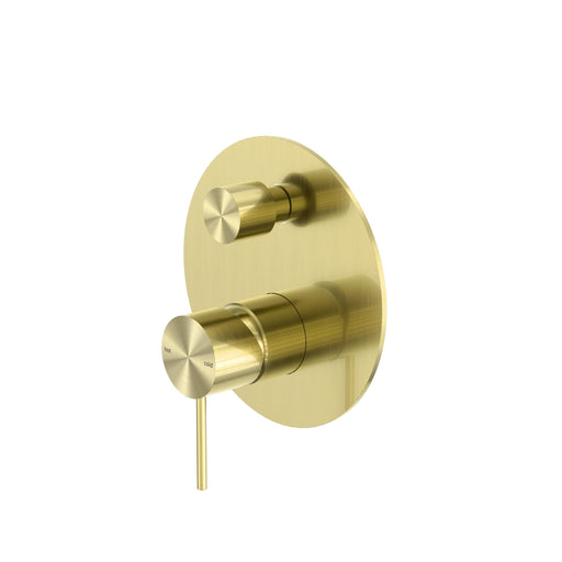NERO MECCA SHOWER MIXER WITH DIVERTOR BRUSHED GOLD - Ideal Bathroom CentreNR221911ABG
