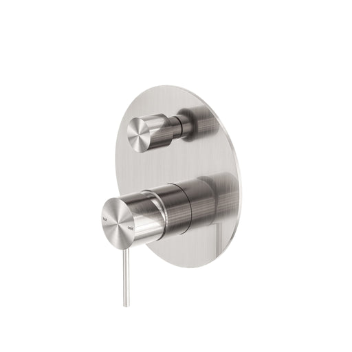 NERO MECCA SHOWER MIXER WITH DIVERTOR BRUSHED NICKEL - Ideal Bathroom CentreNR221911ABN