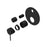 NERO MECCA SHOWER MIXER WITH DIVERTOR TRIM KITS ONLY MATTE BLACK - Ideal Bathroom CentreNR221911ATMB