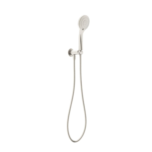 NERO MECCA SHOWER ON BRACKET WITH AIR SHOWER BRUSHED NICKEL - Ideal Bathroom CentreNR221905BN