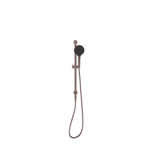 NERO MECCA SHOWER RAIL WITH AIR SHOWER II BRUSHED BRONZE - Ideal Bathroom CentreNR221905GBZ