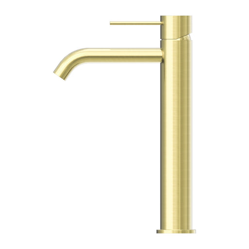 NERO MECCA TALL BASIN MIXER BRUSHED GOLD - Ideal Bathroom CentreNR221901aBG