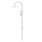 NERO MECCA TWIN SHOWER WITH AIR SHOWER II BRUSHED NICKEL - Ideal Bathroom CentreNR221905HBN