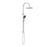 NERO MECCA TWIN SHOWER WITH AIR SHOWER II CHROME - Ideal Bathroom CentreNR221905HCH
