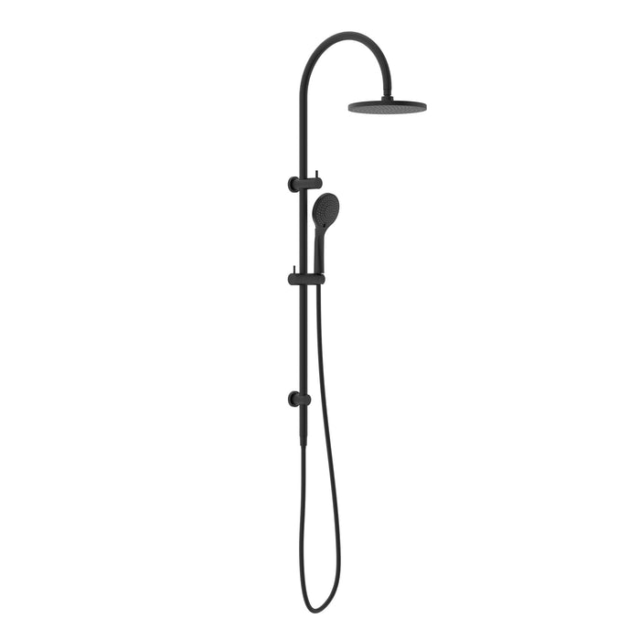 NERO MECCA TWIN SHOWER WITH AIR SHOWER MATTE BLACK - Ideal Bathroom CentreNR221905bMB