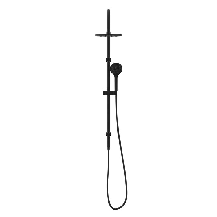 NERO MECCA TWIN SHOWER WITH AIR SHOWER MATTE BLACK - Ideal Bathroom CentreNR221905bMB