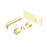 NERO MECCA WALL BASIN/BATH MIXER HANDLE UP 120MM TRIM KITS ONLY BRUSHED GOLD - Ideal Bathroom CentreNR221910B120TBG