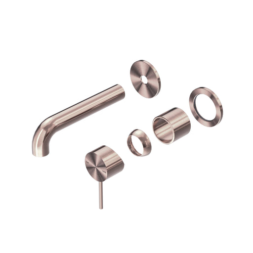 NERO MECCA WALL BASIN/BATH MIXER SEPARATE BACK PLATE 120MM TRIM KITS ONLY BRUSHED BRONZE - Ideal Bathroom CentreNR221910C120TBZ