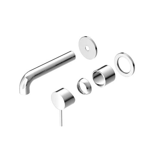 NERO MECCA WALL BASIN/BATH MIXER SEPARATE BACK PLATE 120MM TRIM KITS ONLY CHROME - Ideal Bathroom CentreNR221910C120TCH