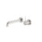 NERO MECCA WALL BASIN/BATH MIXER SEPARATE BACK PLATE HANDLE UP 260MM BRUSHED NICKEL - Ideal Bathroom CentreNR221910D260BN