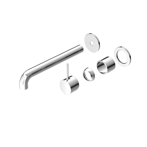 NERO MECCA WALL BASIN/BATH MIXER SEPARATE BACK PLATE HANDLE UP 260MM TRIM KITS ONLY CHROME - Ideal Bathroom CentreNR221910D260TCH