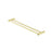 NERO NEW MECCA DOUBLE TOWEL RAIL 600MM BRUSHED GOLD - Ideal Bathroom CentreNR2324dBG