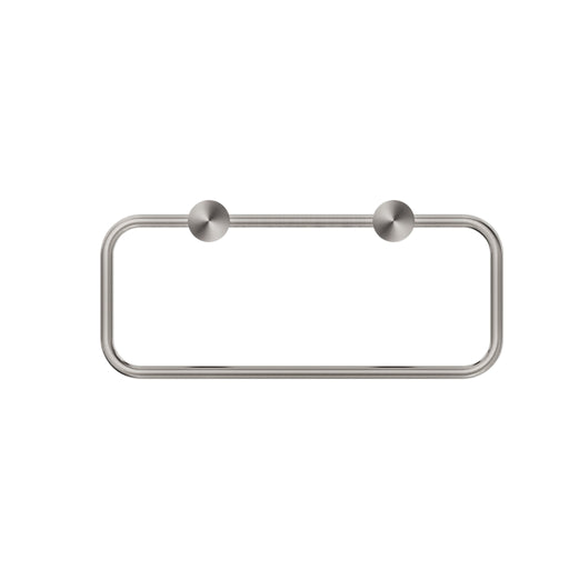 NERO NEW MECCA TOWEL RING BRUSHED NICKEL - Ideal Bathroom CentreNR2380aBN