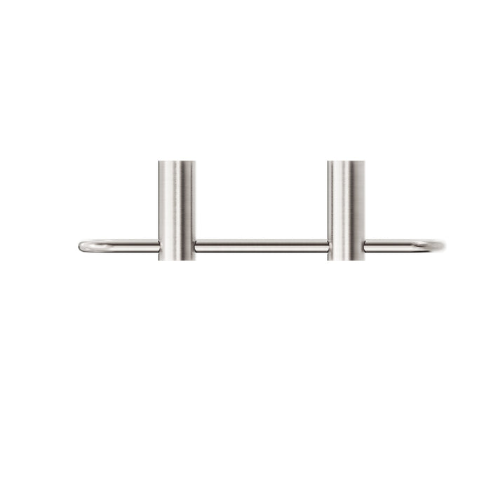 NERO NEW MECCA TOWEL RING BRUSHED NICKEL - Ideal Bathroom CentreNR2380aBN