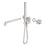 NERO OPAL PROGRESSIVE SHOWER SYSTEM SEPARATE PLATE WITH SPOUT 250MM TRIM KITS ONLY BRUSHED NICKEL - Ideal Bathroom CentreNR252003b250tBN