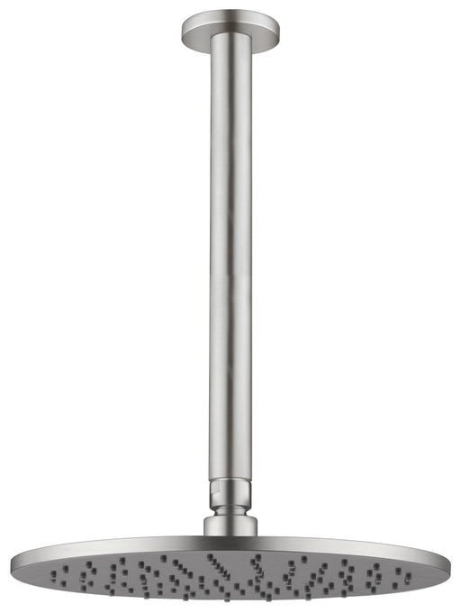 NERO ROUND CEILING ARM 300MM LENGTH BRUSHED NICKEL - Ideal Bathroom CentreNR503300BN
