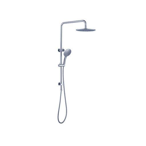 NERO ROUND TWIN SHOWER CHROME - Ideal Bathroom CentreNR250805aCH