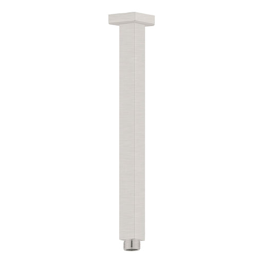 NERO SQUARE CEILING ARM 300MM LENGTH BRUSHED NICKEL - Ideal Bathroom CentreNR504300BN