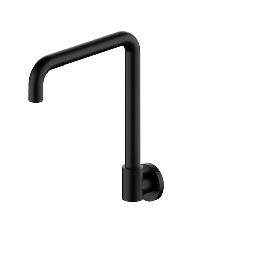 NERO X PLUS WALL MOUNTED SWIVEL SPOUT ONLY MATTE BLACK - Ideal Bathroom CentreNR201607sMB
