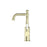 NERO YORK BASIN MIXER WITH WHITE PORCELAIN LEVER AGED BRASS - Ideal Bathroom CentreNR69210101AB