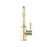 NERO YORK KITCHEN MIXER HOOK SPOUT WITH METAL LEVER AGED BRASS - Ideal Bathroom CentreNR69210702AB