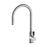 NERO YORK PULL OUT SINK MIXER WITH VEGIE SPRAY FUNCTION WITH BLACK PORCELAIN LEVER CHROME - Ideal Bathroom CentreNR69210803CH