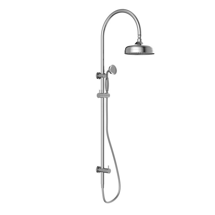 NERO YORK TWIN SHOWER WITH METAL HAND SHOWER CHROME - Ideal Bathroom CentreNR69210502CH