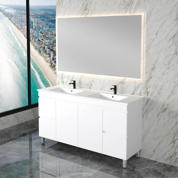 NEW Elegant 1500mm Ceramic Freestanding Vanity - Ideal Bathroom CentreEL-1500LC1One Tap HoleLegs