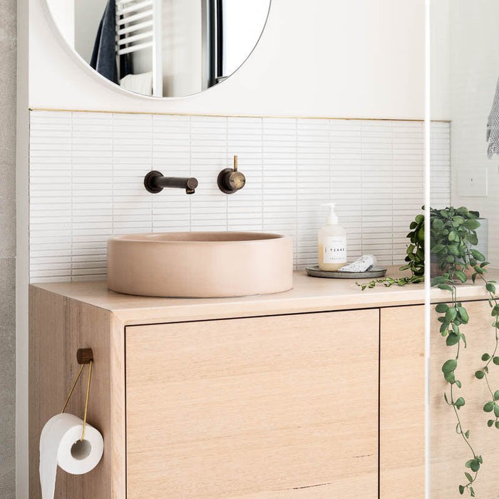 Nood Bowl Above Counter Basin - Ideal Bathroom CentreBL1-1-0-PAPastel Peach
