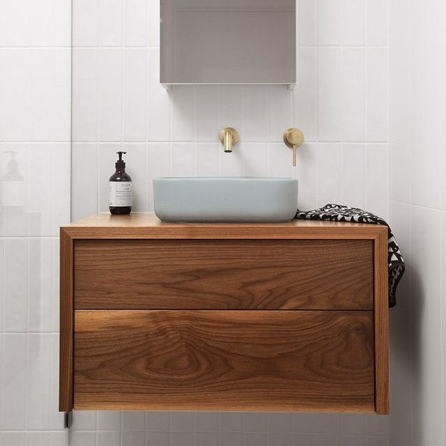 Nood Cube Above Counter Basin - Ideal Bathroom CentreCU1-1-0-POPowder Blue