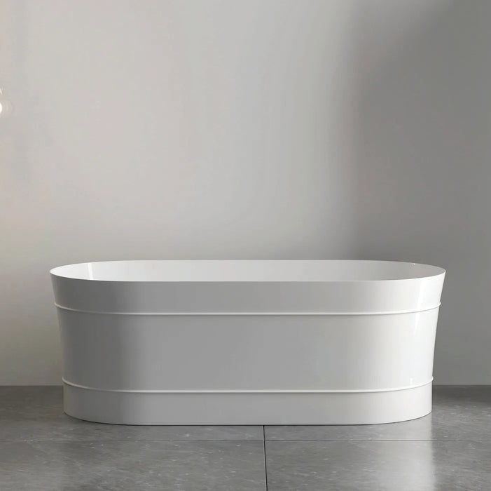 Otti Bondi 1500mm Gloss White Freestanding Bath - Ideal Bathroom CentreABBT-1500