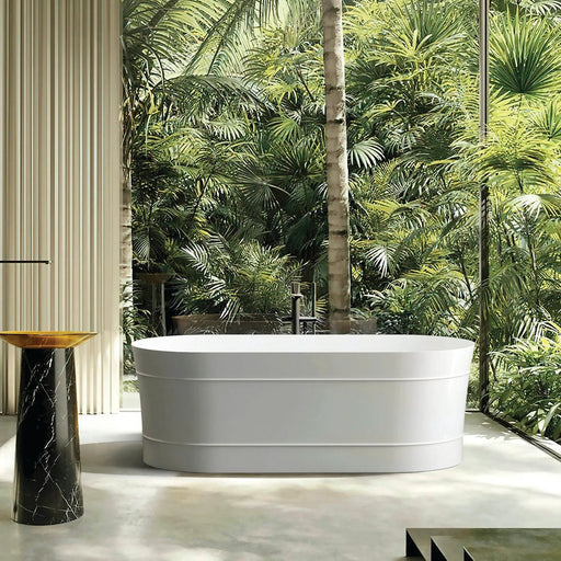 Otti Bondi 1700mm Gloss White Freestanding Bath - Ideal Bathroom CentreABBT-1700