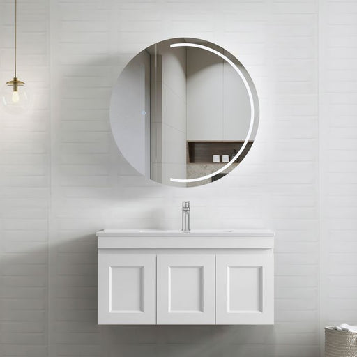 Otti Hampton Mark II 900mm Wall Hung Vanity With Ceramic Top - Ideal Bathroom CentreHPM900WMatte White