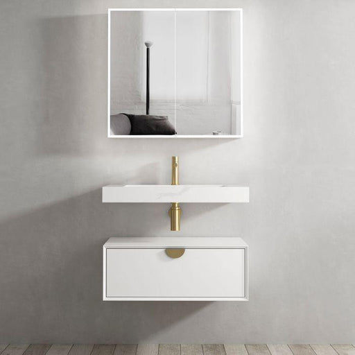 Otti Moonlight 750mm Wall Hung Vanity - Ideal Bathroom CentreML750WWall Hung Cabinet Only